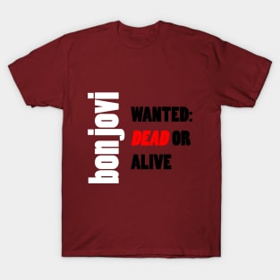 Bon Jovi Wanted Dead Or Alive 3 T-Shirt